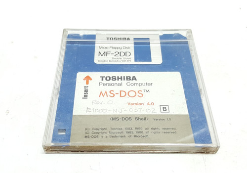 Toshiba dos floppy disk - toshiba,