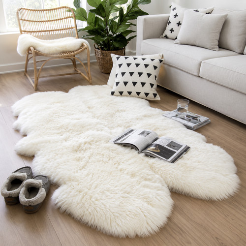 Large sheepskin rug - large,