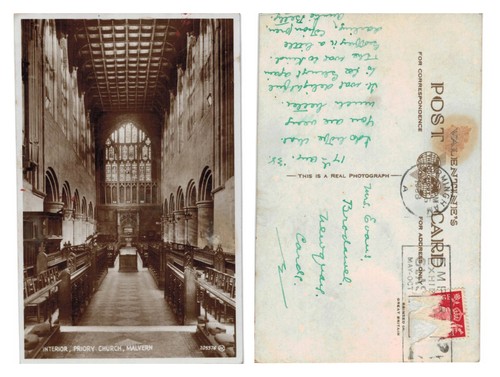 Vintage postcard real photo - postcard,