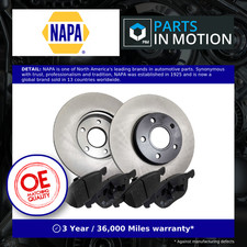 2x Vented Brake Discs and Pads fits VOLVO S40 Mk2 1.6D Front 05 to 12 278mm Set