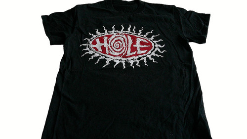 Hole black shirt - black, t