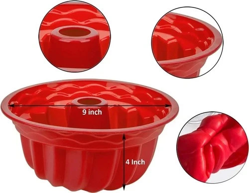 Silicone round baking pan - silicone,