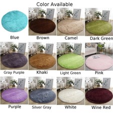 Carpet rug plush - rug, round