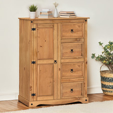 Corona wardrobe tallboy small - tallboy,