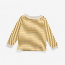 Little Green Radicals, Gold Stripe Long Sleeve Tee, 12-18 Months 787169CB6AA0/2