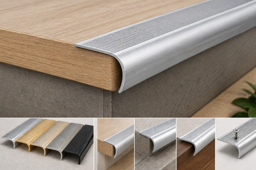 Aluminium anti slip stair - aluminium,