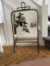 antique hand-painted mirror