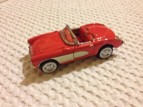 Franklin mint 1957 corvette - -,
