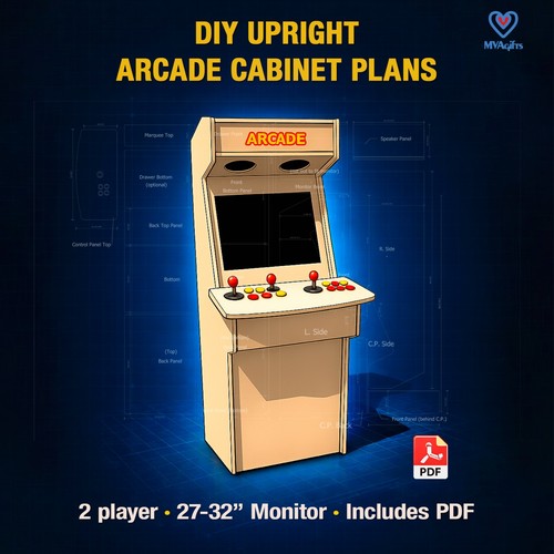Complete arcade cabinet plans - arcade,