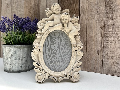 Cherub photo frame angel - cherub,