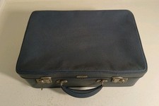 Vintage Antler Suitcase Hardcase Small Upcycle Old With Key 