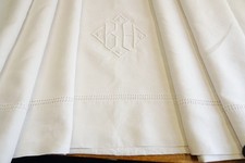 XL VINTAGE FRENCH PURE LINEN