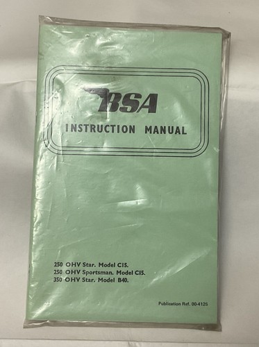 Genuine bsa c15 b40 - bsa,
