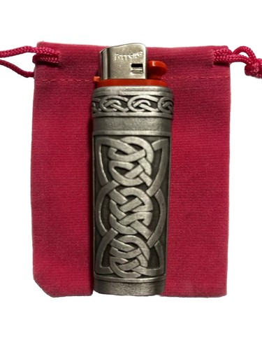Celtic oval lighter - , pewter