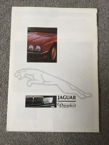 Jaguar daimler range 1987 - 1987, uk
