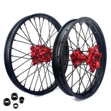 21/18 Spoked Wheels Black Rims