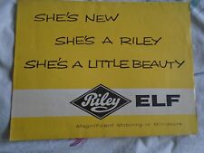 Riley Elf brochure Sep 1961