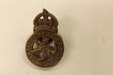 PLASTIC ECONOMY MILITARY BADGE ARMY CADET FORCE  2.75CMS BY 1.75CMS (4074)