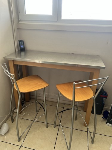 Stainless steel breakfast bar - steel,