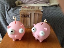 Natwest Pigby Piggy Bank Pink Pig Boxed Collectible