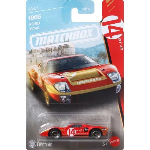 Matchbox 2026 1966 - 2026, gt40