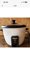 Tristar RK-6117 Rice Cooker, 0.6 litres, Keep Warm Function, 300 W Black, White
