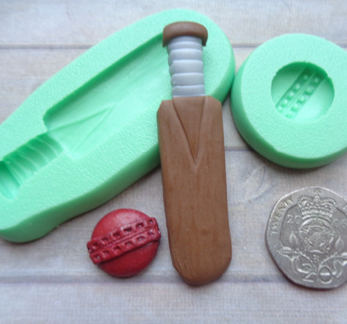 Mini craft moulds cricket - 2x,