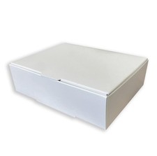 20 White Cake Slice Boxes