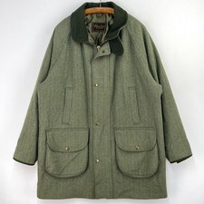 William Evans Tweed Coat Mens XXL Green Hunting Shooting Sporting Field Jacket