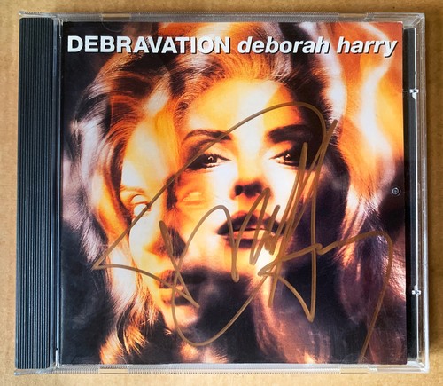 Deborah harry hand signed - harry, cd