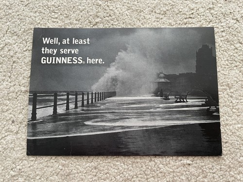 Guinness postcard well at - guinness,
