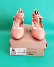 Clarks Dancer Reece Shoes Sandstone Pink UK Size 5.5 EU 39