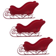  3 Pcs Christmas Sleigh Table