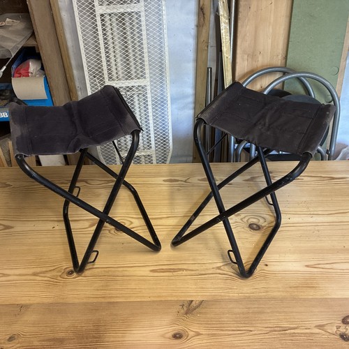Pair folding stools - a, of
