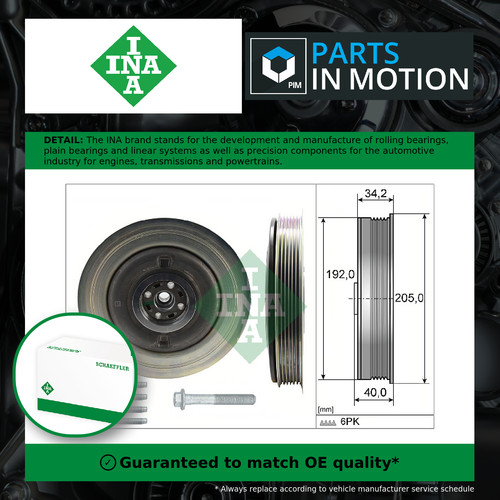 Crankshaft pulley - pulley, (tvd)