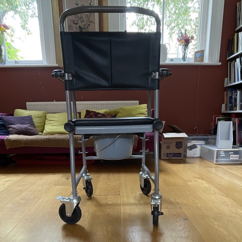 Mobile wheeled commode chair - wheeled,