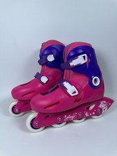 Oxelo Roller Skates Pink Girl