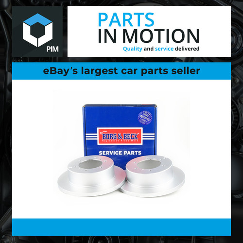 Brake discs pair - discs, solid
