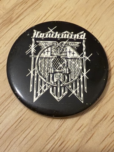 Vintage hawkwind pin badge - vintage,