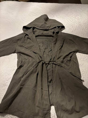 Khaki jacket thin - khaki, open