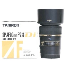 Tamron 90mm f2.8 Di macro 272E fits Sony A99 ,7, 711, 700 Digita A Mount Cameras