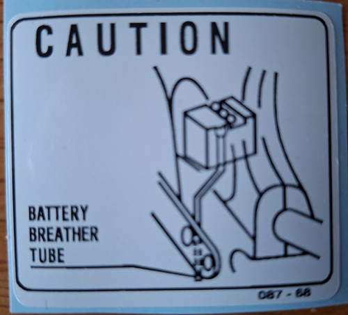 Honda c90 battery - battery, breather