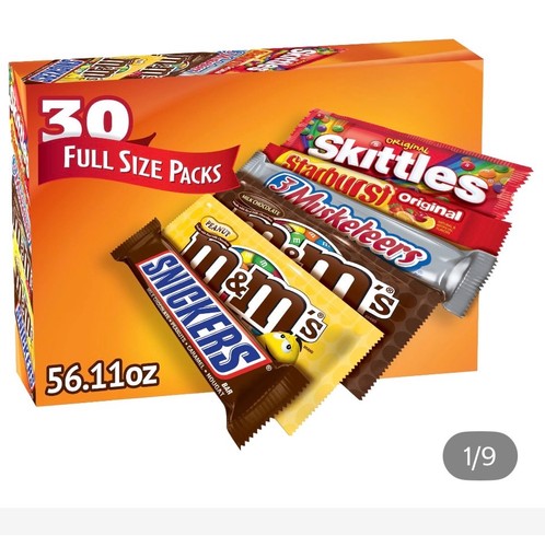 Mars full size candy bars - mars,,