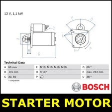 Starter Motor Fits RENAULT