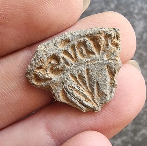 Medieval lead seal - medieval,