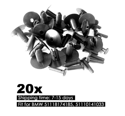 20x 6mm plastic trim - trim, clips
