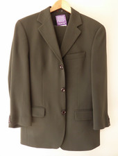 Ciro Citterio Men's dark grey 2 piece polyester suit Size 38S