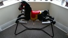 Vintage 1960s Mobo Spring Mounted Metal Rocking Horse