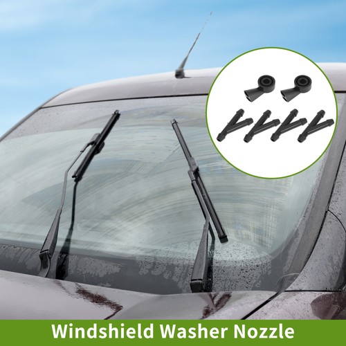 Windshield washer nozzle with - windshield,