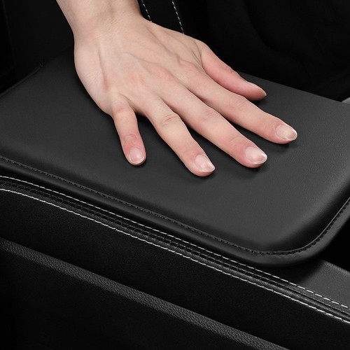 Leather car console armrest - console,